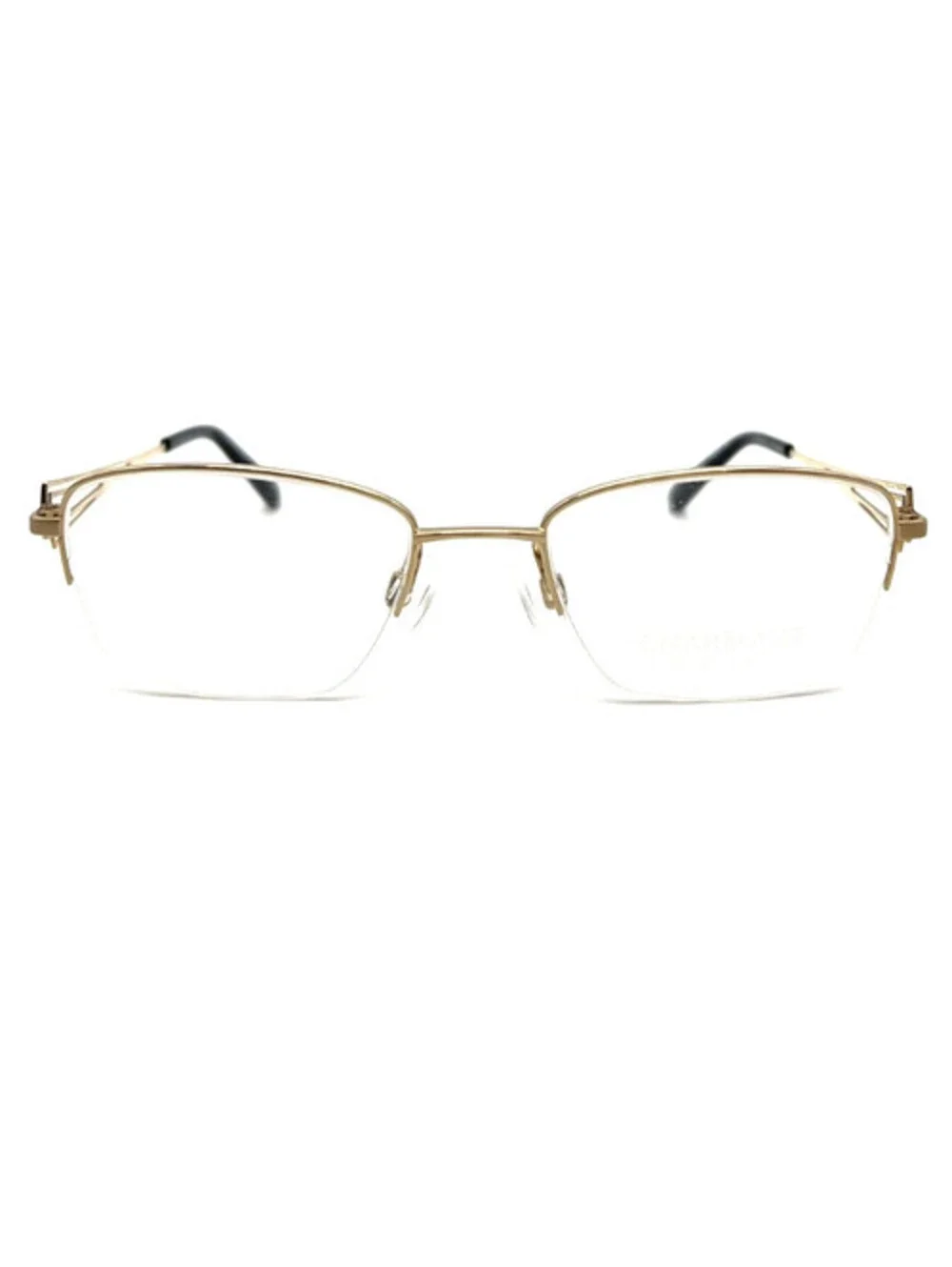 Charmant CH12116 GP Gold Semi Rimless Authentic Eyeglass Frames 48-18-140